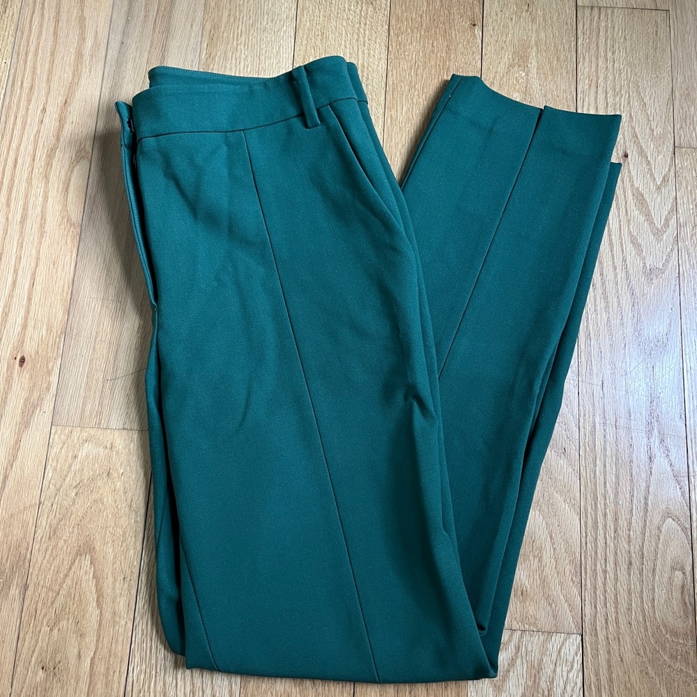 Tibi Forest Green Pants